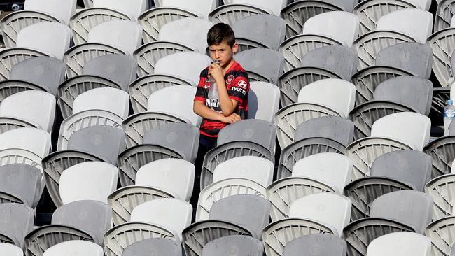 The fans have deserted the A-League. Picture by Peter Lorimer.