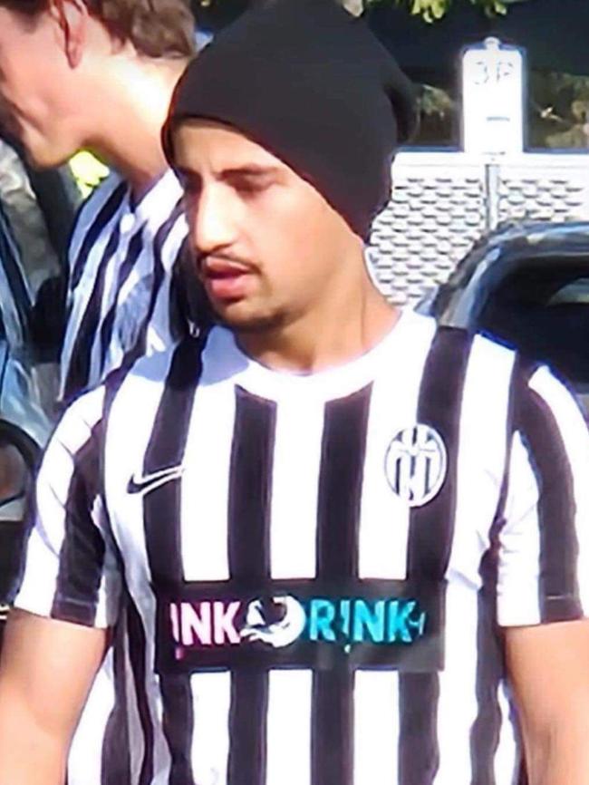 Daniel Arzani spotted playing football for Coogee United in Sydney’s eastern suburbs.