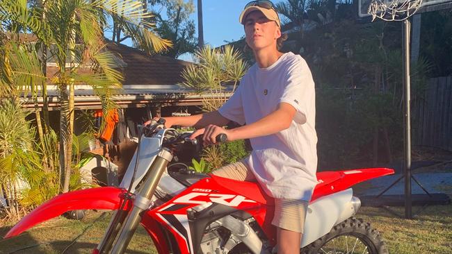 Jaxon Davies died on the weekend when he crashed his trail bike. Picture: Facebook