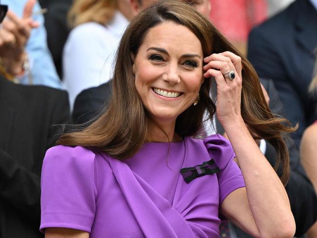 The Princess of Wales at Wimbledon in July. Picture: Andrej Isakovic/AFP