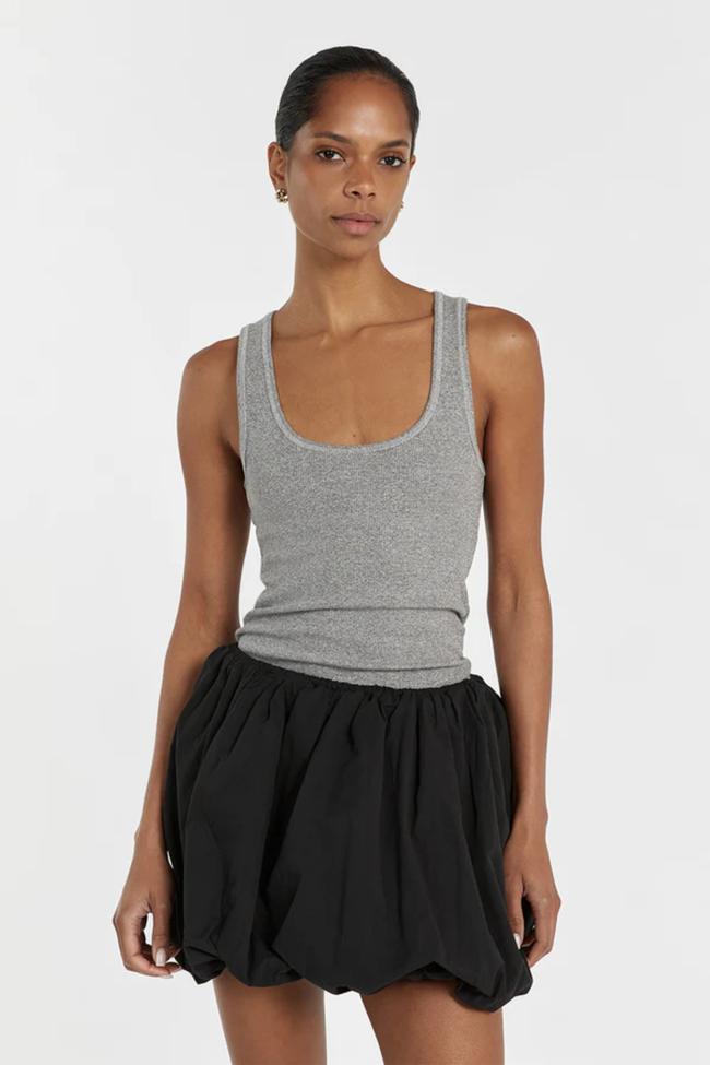 Dissh Stevie black bubble mini skirtShop now for $119.99