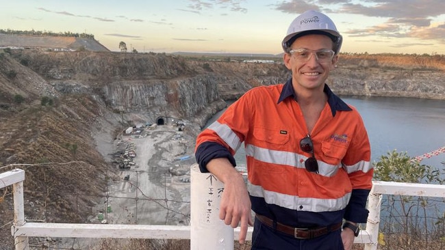 Genex chief executive Craig Francis at the Kidston site.