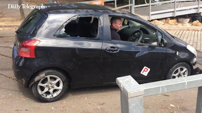 Car gets pulled from the Georges River following Police chase