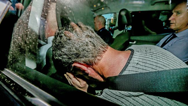 Peter Reed — who now goes by Peter Komiazyk — arrives at court after being charged over two abductions and rapes in the 1980s. Picture: Tim Carrafa