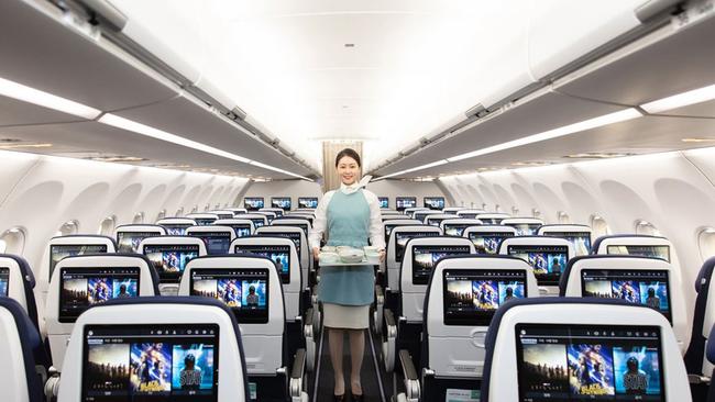 Korean Air doesn't skimp on leg room