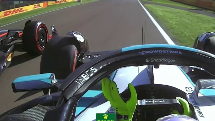 Lewis Hamilton and Max Verstappen clashed.