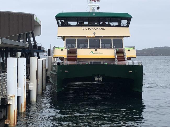 The Emerald-class Generation 1 ferries, including the Victor Chang, remain in operation. Picture: Jim O'Rourke