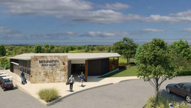 Artist's impression of the Minnippi clubhouse.