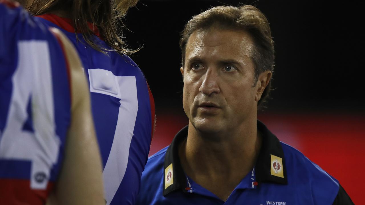 Luke Beveridge was coy on whether Stefan Martin would return to action against Essendon. Picture: Daniel Pockett/Getty Images