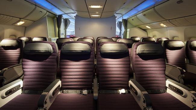 Virgin Australia's new Premium cabin. They've dropped the "economy" because it's more "business lite". Picture: Supplied