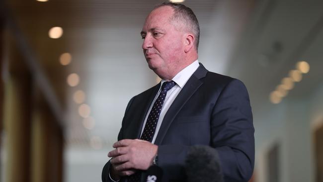 Barnaby Joyce says there will be ‘more strife than the early settlers’ if regional jobs are lost in the shift to a low-emissions future. Picture: Gary Ramage