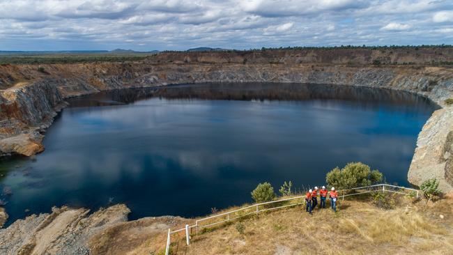 Genex Power’s Kidston pump storage hydro project. Picture: Cameron Laird