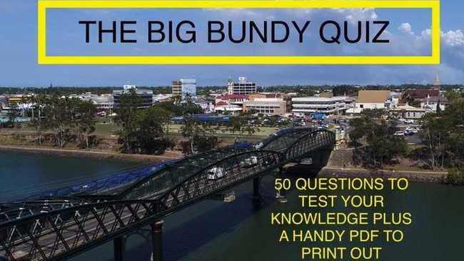 Test your knowledge about Bundaberg.