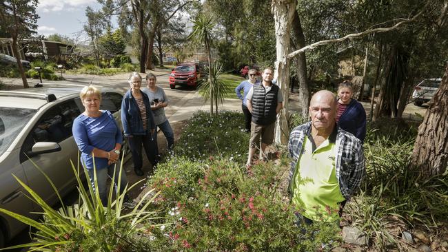 Angry Boronia residents are upset Knox Council is building a footpath connection between Montana Avenue and Boronia Heights Primary School. Picture: Valeriu Campan