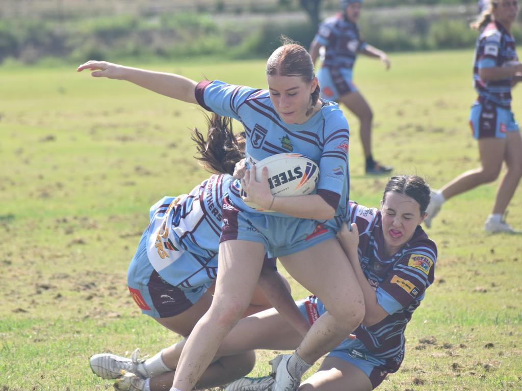 CQ Capras under-17 girls intra-squad trial game at Kettle Park, Rockhampton, on January 19, 2025.