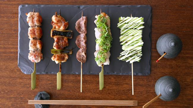 Brisbane News restaurant skewer selection. Picture: File