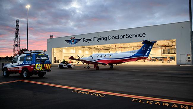 The Royal Flying Doctor Service (RFDS) opens a new $13million aeromedical facility at Adelaide Airport