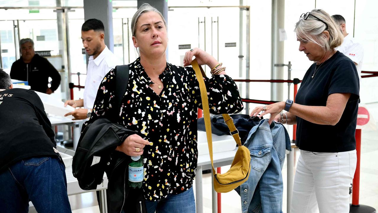 The daughter of Gisele Pelicot and the defendant, Caroline Darian, arriving at court. Picture: Christophe Simon/AFP