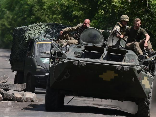 Ukrainian troops launched a deadly attack on their Russian adversaries. Picture: AFP