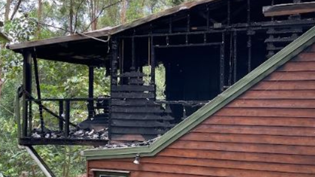 A home was destroyed by fire at Nambour on Sunday morning.