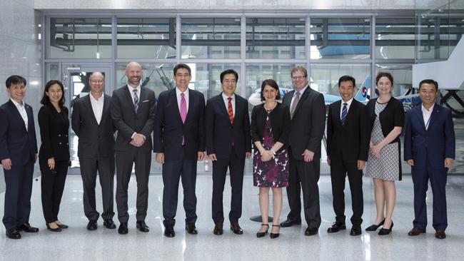 Premier Gladys Berejiklian visited Seoul’s Incheon Airport “aerotropolis” on Wednesday.