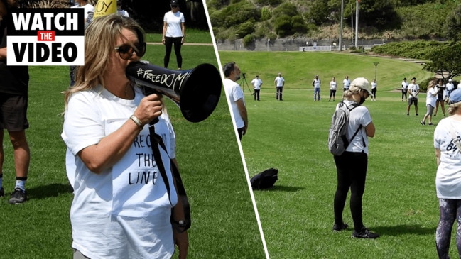 Newcastle anti-vax mandate rally