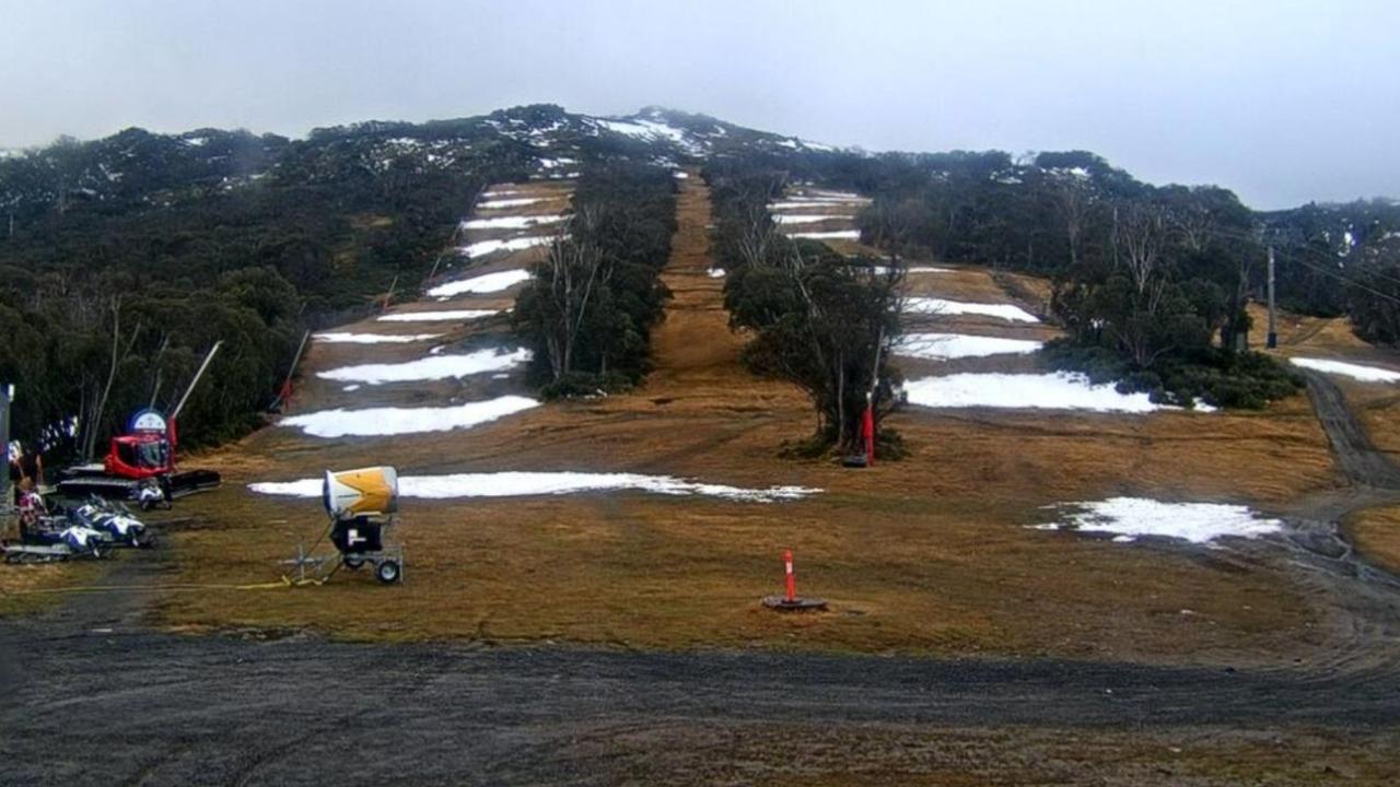 That same Thredbo slope on Tuesday, June 6. Picture: Ski.com.au