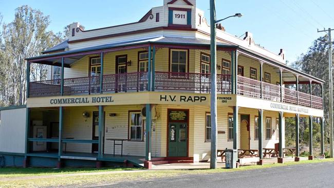 WANNA BE A PUBLICAN? The 1911 Rappville Pub is a beautiful building and the only pub in the village. It could be yours for $465,000. Picture: Susanna Freymark