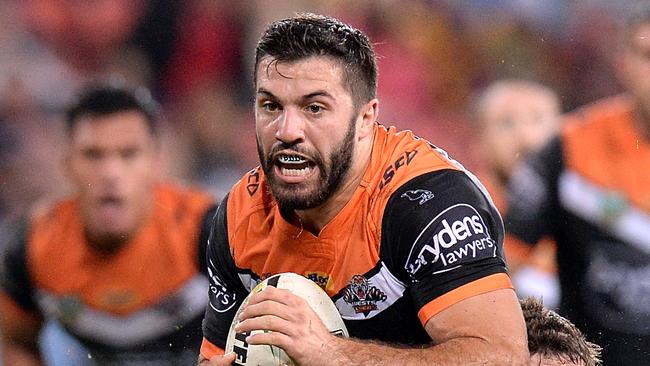 James Tedesco in action for the Tigers.