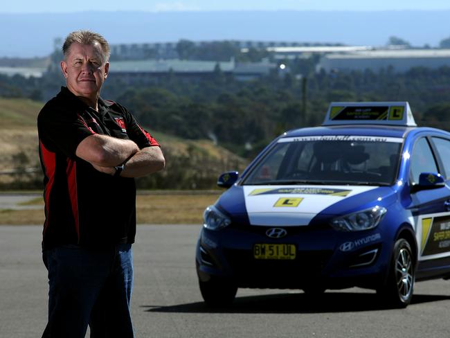 Well known racer and professional driver trainer educator Ian Luff, pictured here at Eastern Creek, says motorists skills are crucial and some overseas drivers may not have had as good training.