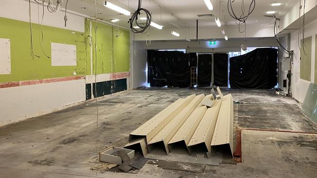 Inside 64 Edith St, Wynnum where a new bar will be opened later this year.