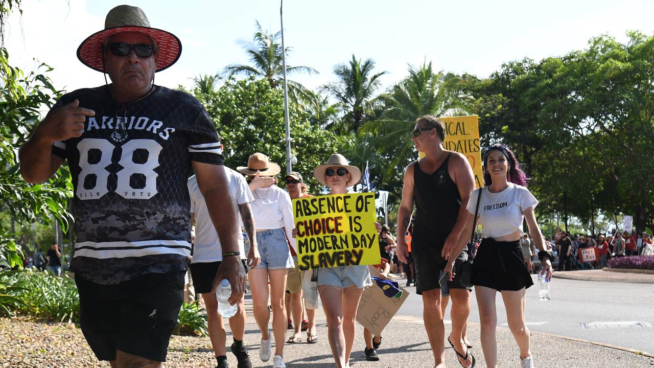 NT Vaccine Protest Pictures | NT News