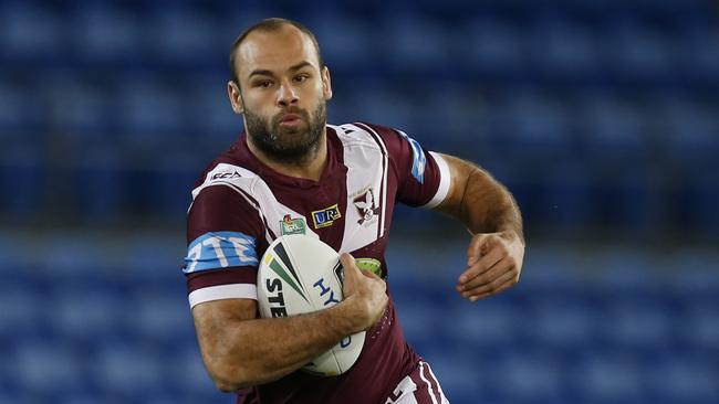 Sea Eagles star Brett Stewart continues to battle a knee injury. Photo: Jerad Williams