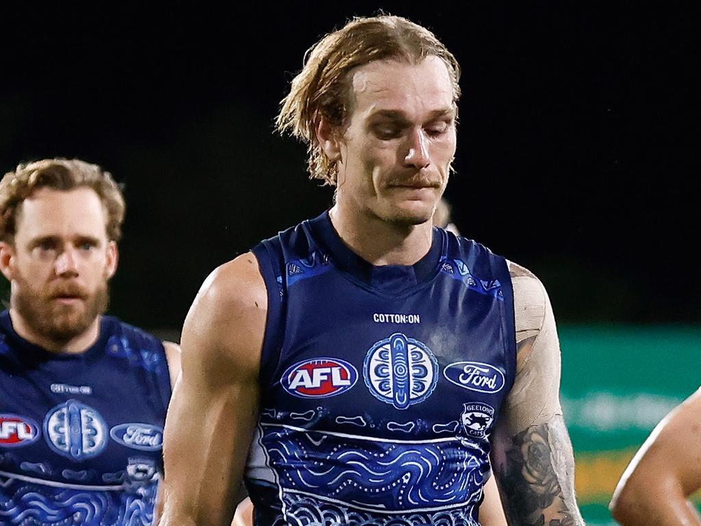 The Cats provided little resistance after quarter time. Picture: Michael Willson/AFL Photos