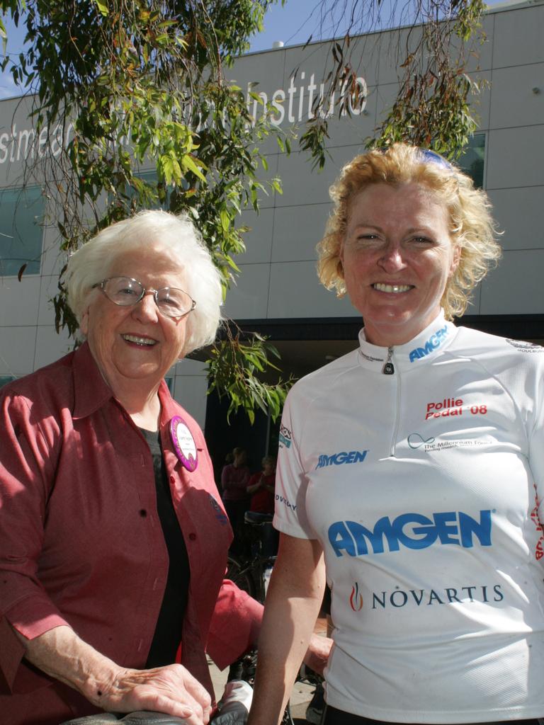 Val with former Parramatta federal MP Julie Owens, who called Mrs Squires the “real member for Parramatta”.