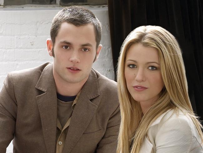 Penn Badgley and Blake Lively starred together in Gossip Girl.