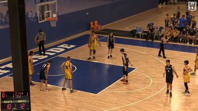 Replay: Basketball QLD U14 Boys Finals - Rockhampton Rockets v SWM Pirates Gold (Div 1)