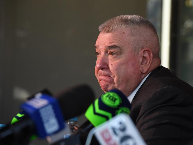 South Sydney Rabbitohs General Manager of Football, Shane Richardson at Redfern Oval in Sydney, Thursday, September 9, 2017. Seibold replaces sacked premiership-winning coach, Michael Maguire. (AAP Image/Dean Lewins) NO ARCHIVING