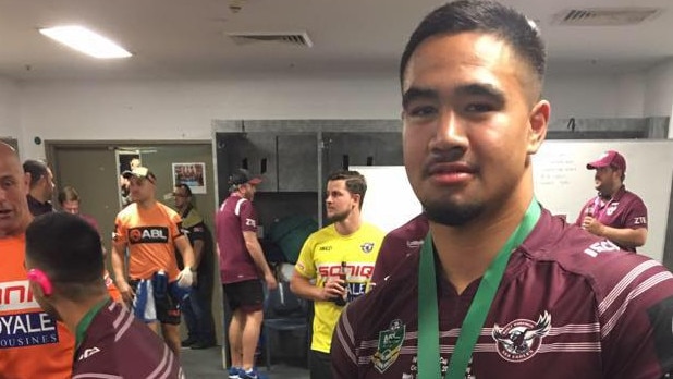 A Facebook post from Keith Titmuss after winning the 2017 Holden Cup U20's Grand Final. Keith collapsed and died after a pre-season training session for his Manly-Warringah NRL club on Monday. Source https://www.facebook.com/photo.php?fbid=1710918975605488&set=pb.100000622065822.-2207520000..&type=3