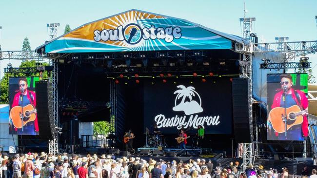 Busby Marou perform at Caloundra Music Festival, Queensland. Picture: Instagram