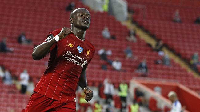 Liverpool's Sadio Mane scored in the side’s 4-0 demolition of Crystal Palace earlier this week.