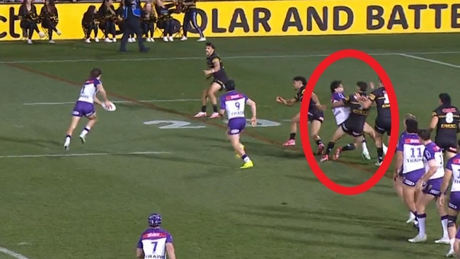 So many of these tries have been disallowed in the past. Photo: Fox Sports