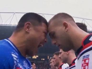 Samoa's pre-match war cry against England. Photo: X