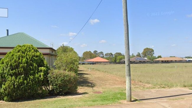 The vacant block at Kingaroy.