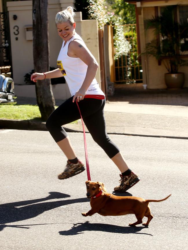 Frankie is training hard for her big race. Picture: Annika Enderborg