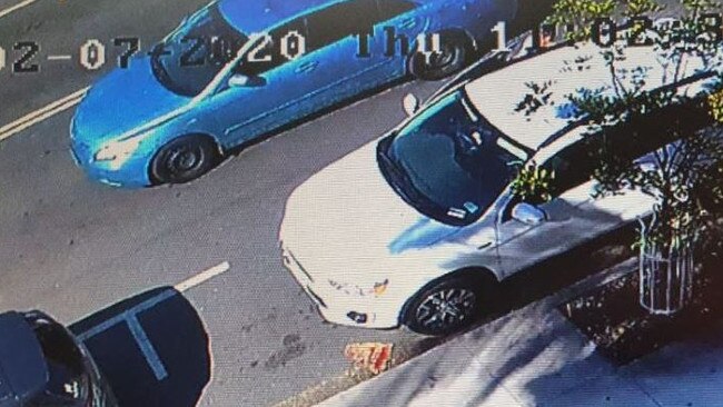 Police seeking driver of this blue Toyota Camry. Picture: Supplied