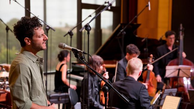 Musicians performing at the UKARIA Cultural Centre. Picture: Nathaniel Schilling
