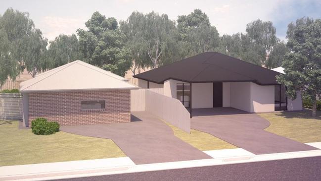 One of the concept design for proposed new homes in Bridgewater. Photo: HOLMES DYER 