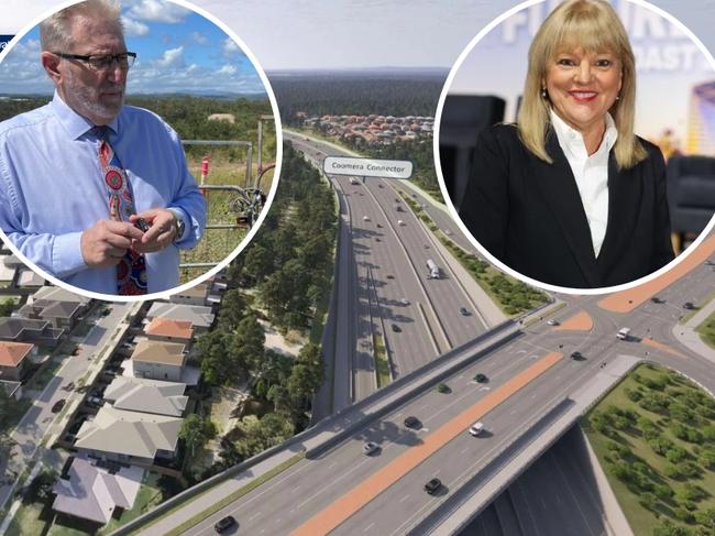 Coomera MP Michael Crandon and Deputy Mayor Donna Gates backing a petition to get the  Coomera Connector future stages built.