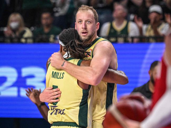 Legendary Boomers brothers Patty Mills and Joe Ingles remain in the frame for Paris. Picture: AFP